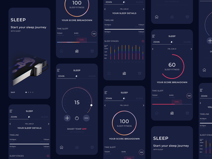 Smart bed mattress rest io products dynamically adjust contains chambers controlled needs night air which