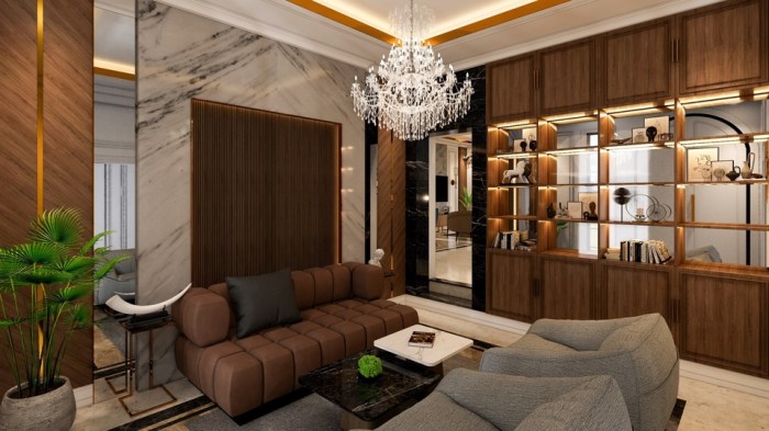 The inside furniture