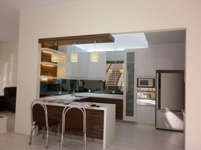 The inside furniture