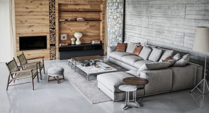 The inside furniture